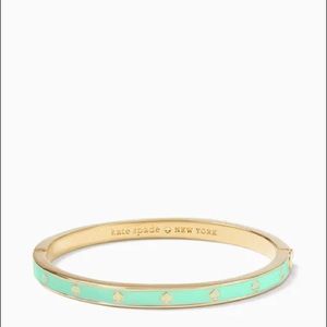 Kate spade enamel hinge bracelet in Mint